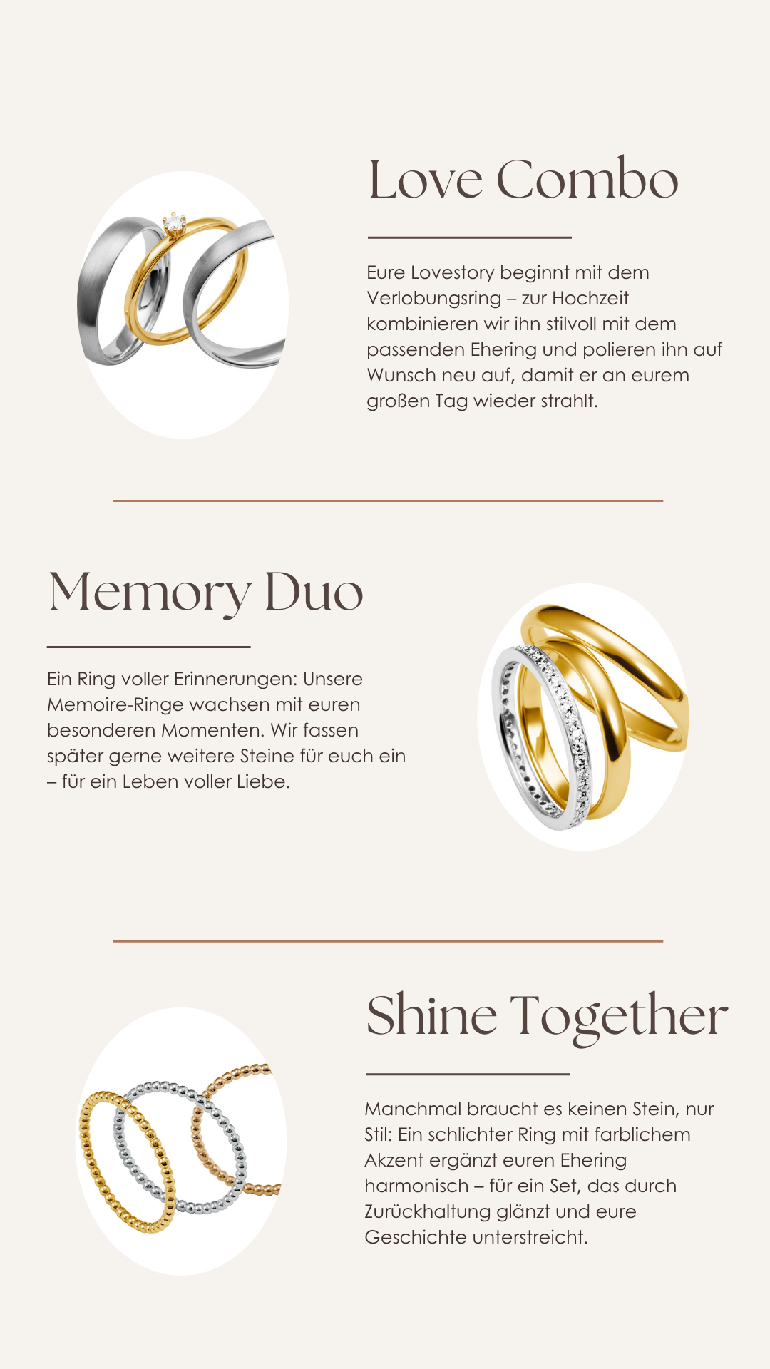 14 Eheringe bei Juwelier Weirather in Hohenems Hochzeitslounge